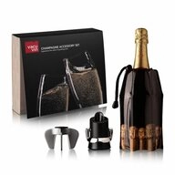 VACUVIN Sektk&uuml;hler Champagner Accessoire Geschenkset 3-tlg., mit Zubeh&ouml;r