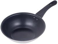 Michelino Bratpfanne Tobias Wokpfanne aus hochwertigem Edelstahl - 28 cm,