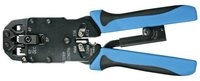 Toolland Abisolierzange Crimpt 8P8C (RJ-45), 6P4C-6P6C (RJ-12), 6P6CDEC, 4P4C -...