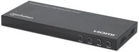 MANHATTAN 208406, HDMI, Micro USB Type-B, Metall, Schwarz, 1920 x 1080 (HD 1080)
