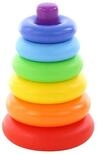 Polesie Stapelspielzeug Stapelturm 59260 Ringe, (7-tlg), Stapelspa&szlig; 6 bunte...