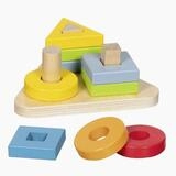 goki Lernspielzeug Sortierspiel dreieckig (packung, 10-St., set), spielerisches