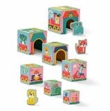 SES Creative Spielfigur, Playset SES Creative Block tower to stack with animal