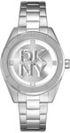 DKNY Quarzuhr DKNY Chambers Midi Silver Stainless Steel DK1L016M0045