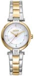 DKNY Quarzuhr DKNY Essentials mini two tone silver gold stainless steel...