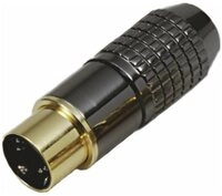 BKL Electronic Mini-DIN-Steckverbinder 0204018 Audio- & Video-Adapter