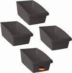 Novaliv Aufbewahrungsbox 30550-4x (4 St), Novaliv Suppent&uuml;tenbox 4er Sparset