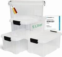 Novaliv Aufbewahrungsbox 30530+4xTRA (4 St), Novaliv 4x Aufbewahrungsboxen mit Deckel