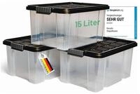 Novaliv Aufbewahrungsbox 30533+3xANT (3 St), Novaliv 3x Aufbewahrungsboxen mit Deckel