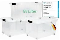 Novaliv Aufbewahrungsbox 30543+3xTRA (3 St), Novaliv 3x Aufbewahrungsboxen mit Deckel