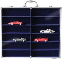 Safe-Album Vitrine Alu Sammel-Vitrine 12 F&auml;cher Ideal auch f&uuml;r Loks H0 I SAFE