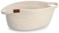 Zeller Present Aufbewahrungskorb, Baumwolle/Polyester, natur, ca. 29 x 21 x...