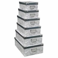5five Simply Smart Aufbewahrungsbox Boxset Delicat 6-tlg. (Set, 6 St),...