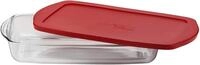 Pasabahce Auflaufform Pasabahce 59124 Auflaufform mit Deckel aus Glas 40 x...
