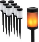 Spetebo LED Solarleuchte Wegeleuchte mit 12 Flammen LED 41 x 6 cm,...
