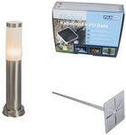 Qazqa Au&szlig;en-Stehlampe Rox, ohne Leuchtmittel, Kaltwei&szlig;, QAZQA
