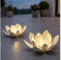 Haushalt International LED Solarleuchte, LED-Leuchtmittel fest verbaut,...