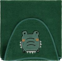 Egeria Kapuzenhandtuch Crocodile, Frottier (1-St), mit Kokodil Applikation