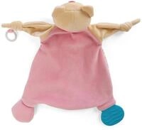 Nici Pl&uuml;schfigur Nici 48894 Schmusetuch Katze 25x25cm mit Bei&szlig;ring und