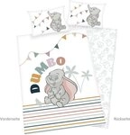 Disney Babybettw&auml;sche Disney&acute;s Dumbo, Flanell, mit liebevollem Motiv