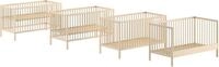 Vipack Babybett Dino 70/140 mit 3-fach verstellb. Lattenrost, inkl. 3