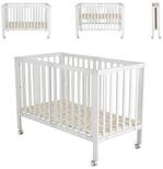 Cangaroo Komplettbett Baby Gitterbett Nova Holz, faltbar, h&ouml;henverstellbar,