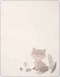 Babydecke Babydecke Foxy, Biederlack, 75 x 100, mit Zierstich