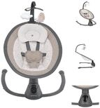 Kikkaboo Babywippe elektrische Babywippe Twiddle, Schaukelfunktion,...