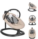 Kikkaboo Babywippe Babywippe Zazu elektrisch, Kinderstuhl Musik Schaukelfunktion