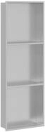 vidaXL Duschwand Duschnische Silber 90 x 30 x 9,5 cm Edelstahl, (1 tlg)
