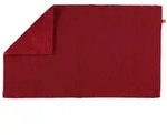 Rhomtuft Badematte Pur, 100% Baumwolle, Wendemodell rot 60.00 cm x 100.00 cm