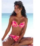 LASCANA Push-Up-Bikini-Top Tilly, mit modernem Allover-Print