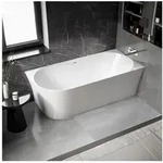 Bernstein Badewanne NOVA SLIM LINE Wei&szlig; gl&auml;nzend 170 x 78 cm, Eckbadewanne...