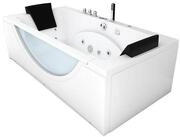 AcquaVapore Whirlpool-Badewanne Whirlpool Badewanne Eckwanne W81-TH-A-ALL...