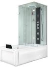 AcquaVapore Grossraumdusche Whirlpool Dusche Kombination K05-L01-WP 180x90 cm,