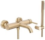wohnwerk.idee Wannenarmatur Badewannenarmatur Gold, Messing Einhebelmischer mit