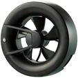 Vents Wandventilator Kleinraumventilator Arc Smart Schwarz, Per App steuerbar