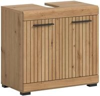 xonox.home Waschbeckenunterschrank in Artisan Eiche Nachbildung B/H/T: 60x56x34...