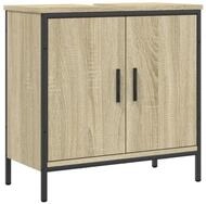 vidaXL Waschbeckenunterschrank Waschbeckenschrank Sonoma-Eiche 60x30x60 cm