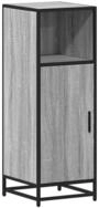 vidaXL Badezimmer-Set Badschrank Grau Sonoma 35x37,5x100 cm Holzwerkstoff,...