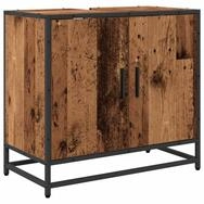 vidaXL Badezimmer-Set Waschbeckenschrank Altholz 65 x 33 x 60 cm Holzwerkstoff,