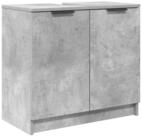 vidaXL Badezimmerspiegelschrank Badezimmerschrank Beton Grau 64,5 x 33,5 x 59 cm
