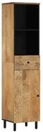 vidaXL Waschbeckenunterschrank Badschrank 38x33x160 cm Massivholz (1-St)