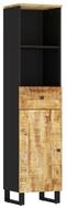 vidaXL Badezimmer-Set Badschrank 38x33x160 cm Massivholz, (1-St)