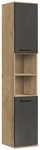mokebo Hochschrank Der Kapit&auml;n (180x33x34 cm, mit 5 Einlegeb&ouml;den) hoher...