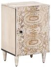 vidaXL Badezimmer-Set Badezimmerschrank Wei&szlig; 38 x 33,5 x 58 cm Massivholz,...