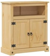 vidaXL Badezimmer-Set Badschrank Corona 70x33x80 cm Massivholz Kiefer