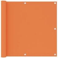 vidaXL Seitenmarkise 90 x 400 cm Balkon-Sichtschutz Orange 90x400 cm...