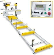 BAMATO Holzbands&auml;ge BBSW-790PROA mit 5,9m Rollbahn und automatischem Vorschub,