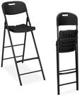 relaxdays Barhocker Klappbare Barhocker 2er Set (2 St., 2er Set), schwarz